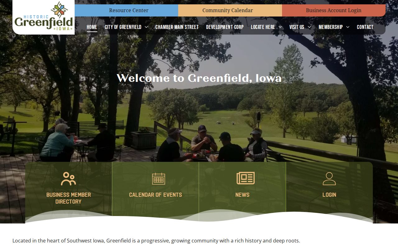 City of Greenfield official site used for Greenfield recent arrest jurisdiction context